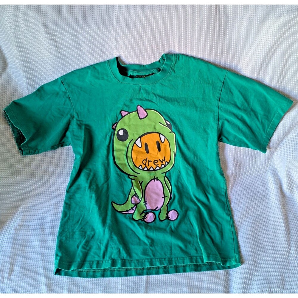 Drew House Justin Beiber Dino Streetwear Shirt Size Medium